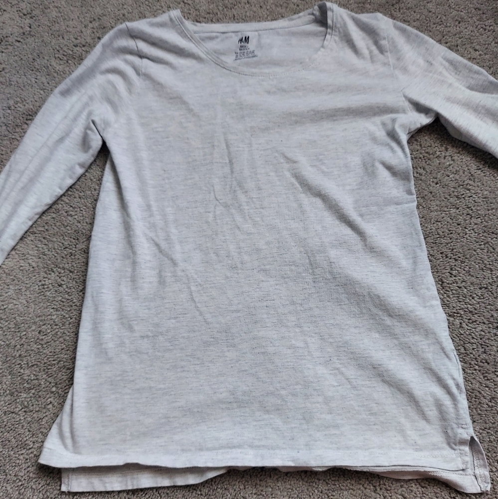 White long sleeve shirt from H&M